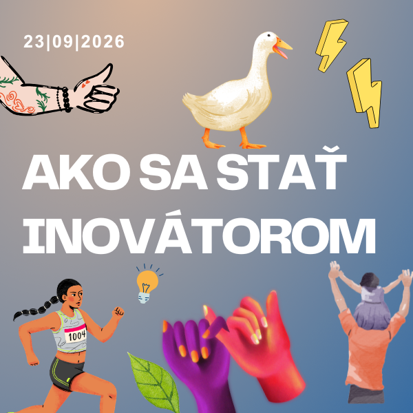 Plagát k podujatiu na ktorom je farebný vizuál husi, ľudí a dátum 23.9.2026